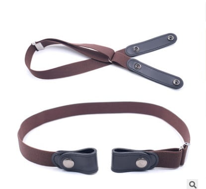 Boucle de libre Femmes Stretch Ceinture Taille Plus aucune Boucle//Show Invisible Ceinture Pour Jeans