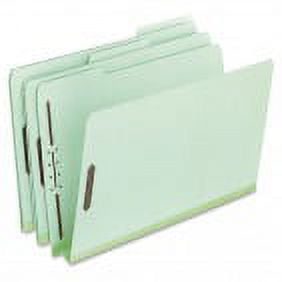 Pendaflex Pressboard Folders with Fastener - 25 per box Legal - 25pt. - Green