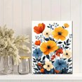 thumbnail image 2 of Qisvanset 12x16 Inch Floral Pattern Canvas Wall Art, Cottagecore Art Housewarming Living Room Wall Decor, 2 of 8
