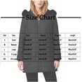 thumbnail image 3 of ClodeEU Women's Puffer Hooded Jacket, Lightweight Mid-Length Winter Puffer Coat With Pockets Blue,Womens Plus S, 3 of 8