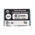 thumbnail image 2 of Hillman 39239 8 x 1.25 in. Twinfast Cabinet Screw, 2 of 2