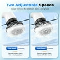 thumbnail image 6 of CATGOOD Power Scrubber 3 Adjustable Speeds, Electric Spin Scrubber, Cordless Cleaning Brush with 8 Replaceable Brush Heads, Adjustable & Detachable Long Handle, 6 of 11