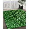 thumbnail image 2 of Ahgly Company Indoor Square Patterned Deep Emerald Green Area Rugs, 7' Square, 2 of 6