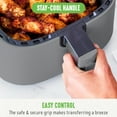 thumbnail image 6 of GreenLife 4.5 Quart Air Fryer Ceramic Nonstick, Graphite, 6 of 8