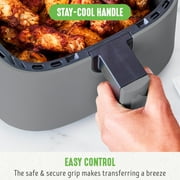 GreenLife 4.5 Quart Air Fryer Ceramic Nonstick, Graphite