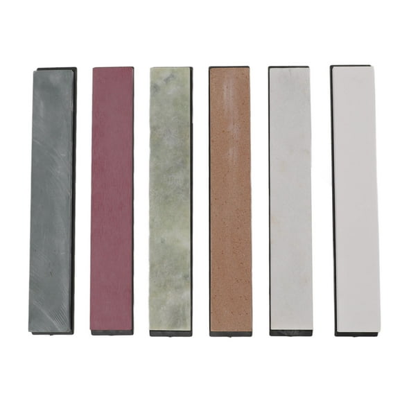 Ensemble de 6 Pierres à Aiguiser pour Couteaux 1000 3000 5000 6000 8000 10000 Grains Double Face Professionnel Aiguiseur de Pierre à Aiguiser pour Meulage Polissage