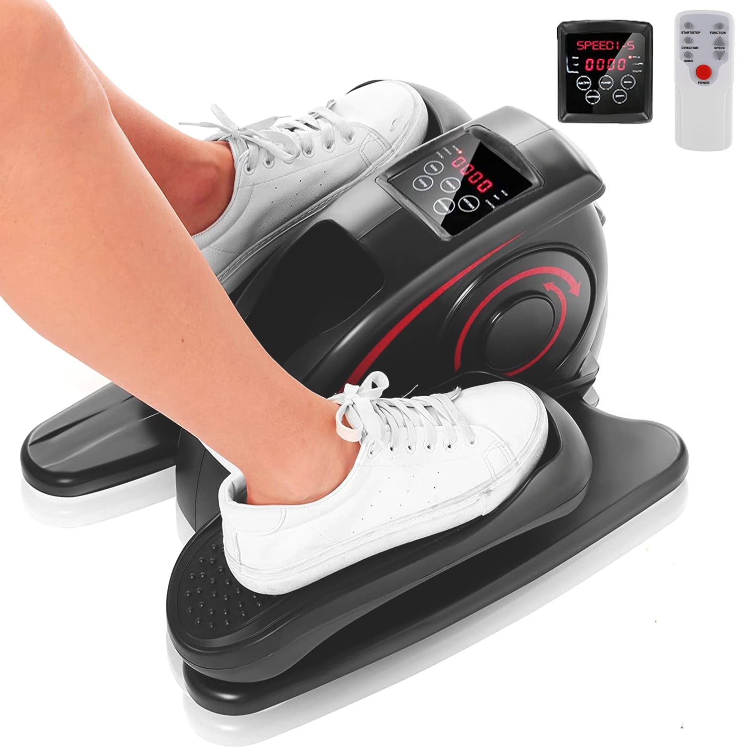 ANCHEER Pedal Exerciser Under Desk Bike for Leg and Arm Exercise LCD Monitor NEW 