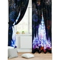 thumbnail image 3 of Cute Cartoon Curtain More Thick And Blockout for Girls Toddlers Bedroom 2 Piece Castle Window Curtain Sets Home Bedroom Decor Decorations, 82 x 63 Inches, 3 of 6