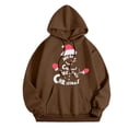 thumbnail image 3 of WILLBEST Sudadera con Capucha para Mujer, Estilo Navideño, con Estampado de Árbol de Navidad y Manga Larga Mediana, 3 of 3