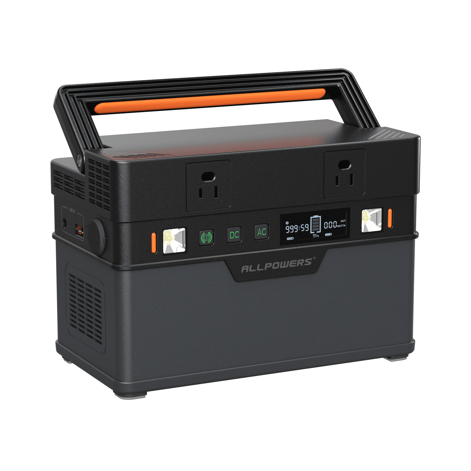 ALLPOWERS 700W (Peak 1400W) 606Wh Solar Generator, 16400mAh