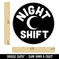 thumbnail image 2 of Night Shift Planning Self-Inking Rubber Stamp Ink Stamper - Pink Ink - Medium 1 Inch, 2 of 7