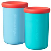 Tommee Tippee Easiflow 360° Spill-Proof Cup with Travel Lid, Aqua & Teal – 12m+, 2pk