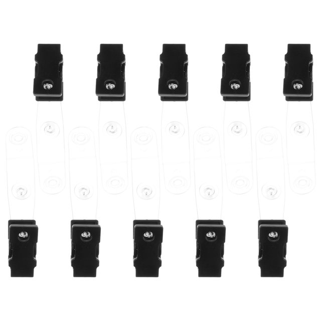 Clips para banderas de jardín, topes para asta, herramienta de fijación para jardín, clips para banderas, accesorios, insignias de PVC y metal, 10 unidades