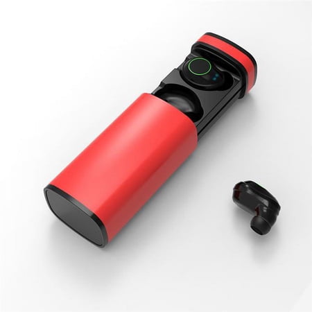 UPC: 0616361360426 | 3P Experts VibeWire – V5.0 Touch Earbuds with Charging Case Red