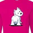 thumbnail image 4 of Inktastic Fluffybutt Westie Long Sleeve T-Shirt, 4 of 5