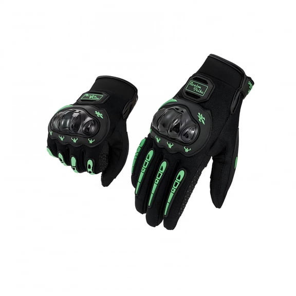 GJX Motorcycle Gloves for Men and Women,Full Finger Touchscreen,Breathable and Hard Knuckle Protection for BMX ATV MTB Riding,Mountain Biking,Dirt Riding,Road Racing,Cycling