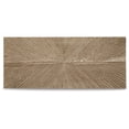 thumbnail image 5 of Benjara Ernest 20 x 48 Wall Decor, Carved Sunburst Design, Wood Panel, Brown Finish, 5 of 6