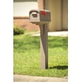 thumbnail image 2 of Architectural Mailboxes Classic Plastic Mailbox and Post Kit, GCL100MAM, Mocha, 2 of 13