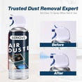 thumbnail image 3 of BERIOVE Compressed Canned Air Duster for Computer Cleaning Electronic Keyboard Cleaner 5.99 Oz,2Pcs, 3 of 8