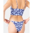 thumbnail image 2 of Roxy Tropic Drift Tie Side Scoop Cheeky - Size M - Color: Blue Combo, 2 of 6
