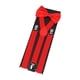 thumbnail image 2 of Tirantes para hombre con pajarita, tirantes de esmoquin resistentes con banda elástica y cómodos. rojo, 2 of 9