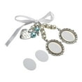 thumbnail image 3 of MYG Bridal Bouquet Heart Photo Frame Memory Charm Wedding With Heart Beads Gift, 3 of 9
