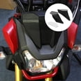 thumbnail image 4 of 2 Pieces Universal Motorcycle Winglets Deflectors Fairing ABS Accessory Aerodynamic Wing for for for for Black, 4 of 7