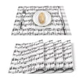 thumbnail image 2 of Placemat Table Mat Tab Music Note Black White Printed For Tables Linen Cotton Kitchen Dining Pads Placemats Set, 2 of 5
