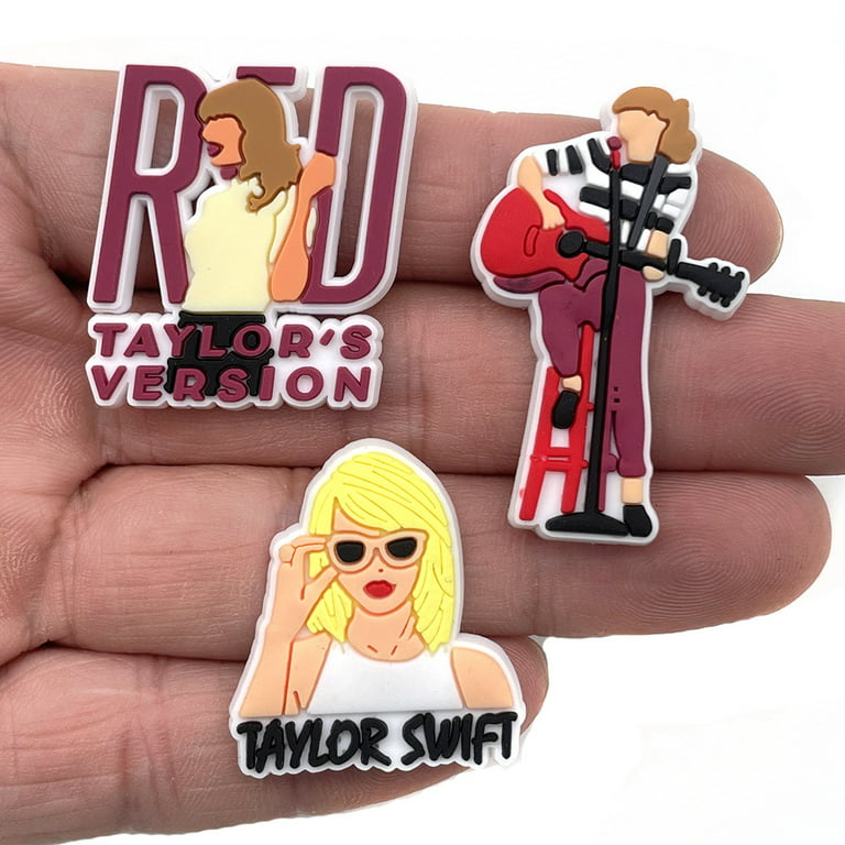 10 Pcs Taylor Swift Croc Charms for Cartoon Shoe Sandals Decorations for  Boys, Girls, Teens, Men, Women, Adults Party Favo