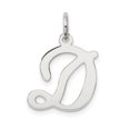 thumbnail image 1 of Pendentif Breloque Collier Monogramme Prénom Initiale Lettre D Délicat en Argent Sterling 925, 1 of 6