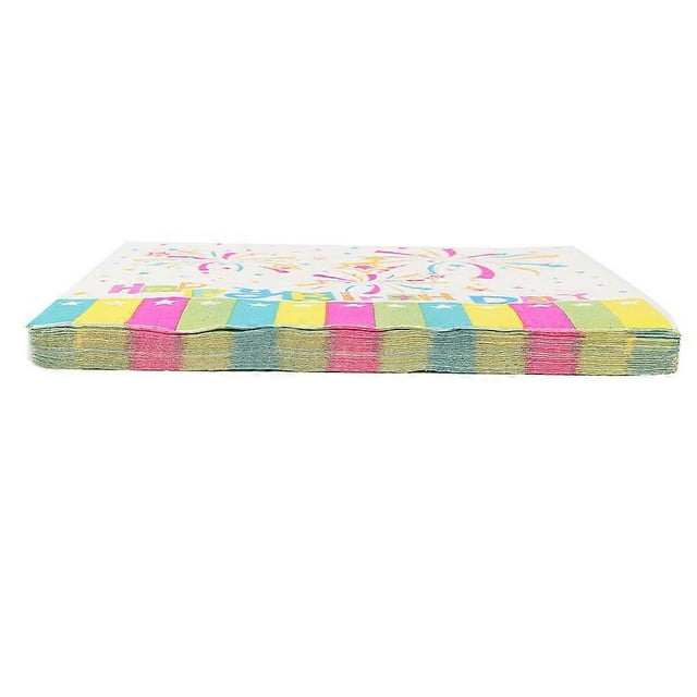 20 Pieces Baby Shower Paper Napkin For Party Napkin Decoration Serviettes (Fireworks)