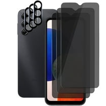 UZWZW (3 3) for Samsung Galaxy A14 5G / 4G Privacy Screen Protector Tempered Glass with Camera Lens Protector