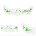 thumbnail image 3 of Unique Bargains 2 Pcs Cartoon Waterproof Freckles Stickers Four-leaf Clovers Face Tattoo for Costume Parties Green Water Film Paper PET Film, 3 of 5