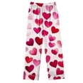 thumbnail image 5 of Iyufng Womens Pajama Sets Long Sleeve,Valentines Pajama Sets for Women Plus Size,Sleepwear Sets,Womens Loungewear with Pockets V-Neck Valentine's Day Love Heart Printed 2 Piece Pjs S-XXXL, 5 of 6