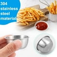 thumbnail image 2 of 12 Pcs Sauce Cups, 1.8 oz Stainless Steel Sauce Dipping Cups Reusable Metal Ramekins, Individual Round Small Condiment Cups for Home Kitchen Restaurant Serving Party, 2 of 7