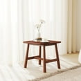 thumbnail image 4 of Dayalane Modern Square Side Table, Farmhouse Wood End Table for Small Spaces, Narrow Nightstand for Bedroom, Living Room, Walnut Finish, 4 of 9