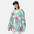 thumbnail image 3 of Fotbe Flamingo Chaqueta con Protección Solar UPF 50+ para Hombre y Mujer, Camisa con Capucha y Bolsillos-Large, 3 of 7