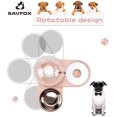 thumbnail image 4 of Juego de tazones para mascotas con dispensador de agua automático 2 en 1, tazón de alimentación de acero inoxidable duradero y desmontable, botella de agua para perros sin derrames y plato para gatos, cachorros y perros pequeños MFZFUKR YZY450-2, 4 of 7
