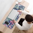 thumbnail image 3 of Long Mouse Pads for Desk,Pioneer Flower Floral Print Pattern Desk Mats on Top Of Desks, Desk Mouse Pad Extra Large with 3mm Non-Slip Base and Stitched Edge for Gaming,Office,Work,Home 31.5"x11.8", 3 of 6