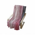 thumbnail image 4 of Pink and White Soft Flannel Fleece Blanket, Distressed Vintage Grunge Texture Image of Wood Planks Painted in Pink, Cozy Plush for Indoor and Outdoor Use, 70" x 90", Dark Coral Pink, by Ambesonne, 4 of 6