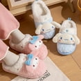thumbnail image 6 of Sanrio My Melody Plush Slippers Cute Women's Winter Indoor and Outdoor Universal Non-slip Warm Girls Slippers 38/39, 6 of 7