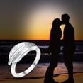 thumbnail image 4 of Leaf Leaves Urn Rings Cremation Jewelry Cremation Ring for Ashes Stainless Steel Hold Loved Ones Ash Keepsake Finger Ring Urn Locket Memorial Jewelry for Women, 4 of 8