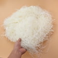 thumbnail image 4 of Kesenlong White Crinkle Cut Paper Shred Filler for Gift Wrapping - 100g, 4 of 9