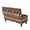 Aztec Tribal Geometric, variant on TSOVTHRID Brown Cow Print Rectangle Ottoman Cover, Stretch Rectangle Ottoman Slipcover for Foot Stool, Anti-Scratch Folding Storage Furniture with Elastic Bottom Home Decor, S