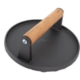 thumbnail image 1 of Poids de Viande, Poids de Steak Poignée en Bois pour Plaque Ronde, 1 of 7