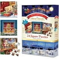 thumbnail image 1 of Eurographics - 24 Jigsaw Puzzle, 50-Pieces (Merry Christmas - Advent Calendar, 1 of 2