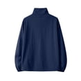 thumbnail image 4 of GrmtClth Sun Shirts for Men Long Sleeve Zip Up Uv Sun Shirts Full Zip Fishing Lightweight Quick Dry Athletic Jackets Running Summer Wear with Zipper Pocket Navy L, 4 of 8
