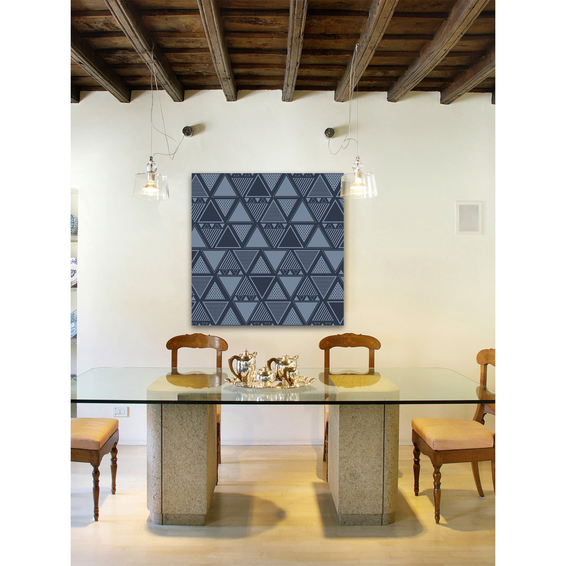 "Intuitive Continuation" Painting Print on Wrapped Canvas