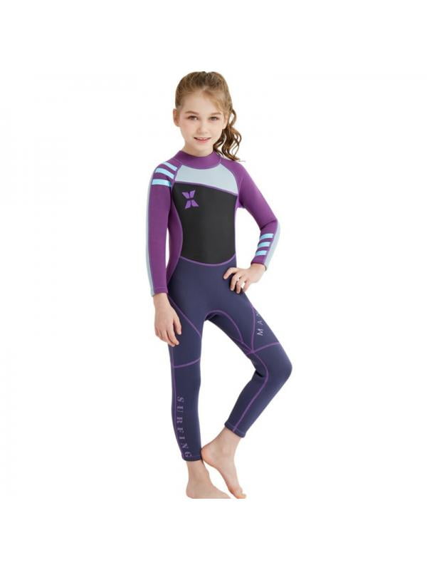Details about   Kids 2.5mm Neoprene Full Body Wetsuit Warm Swimsuit Swimming Surfing Swimwear 