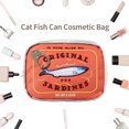 thumbnail image 4 of Bolsa De Almacenamiento Bolso De Almacenamiento Bolso de cosméticos estilo sardinas enlatadas de almacenamiento linda creativa para el trabajo (naranja), 4 of 8